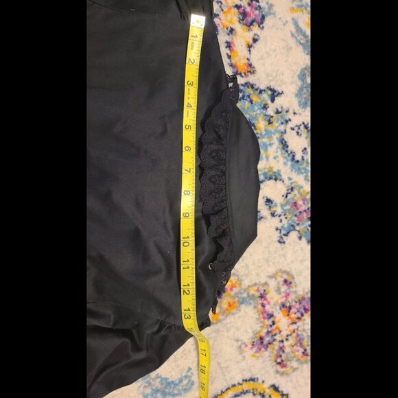 Fit & Flare coat gothic Y2k Lolita Lipservice Black Ruffle Original Cult - Picture 16 of 16